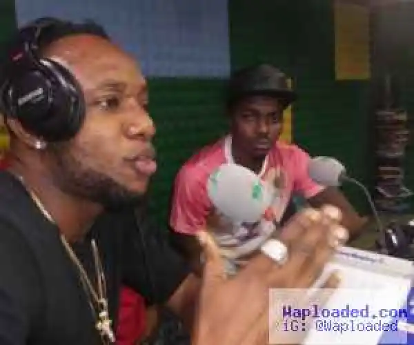 VIDEO: Kcee Gave His Artist Skiibii a Thunderous Slap